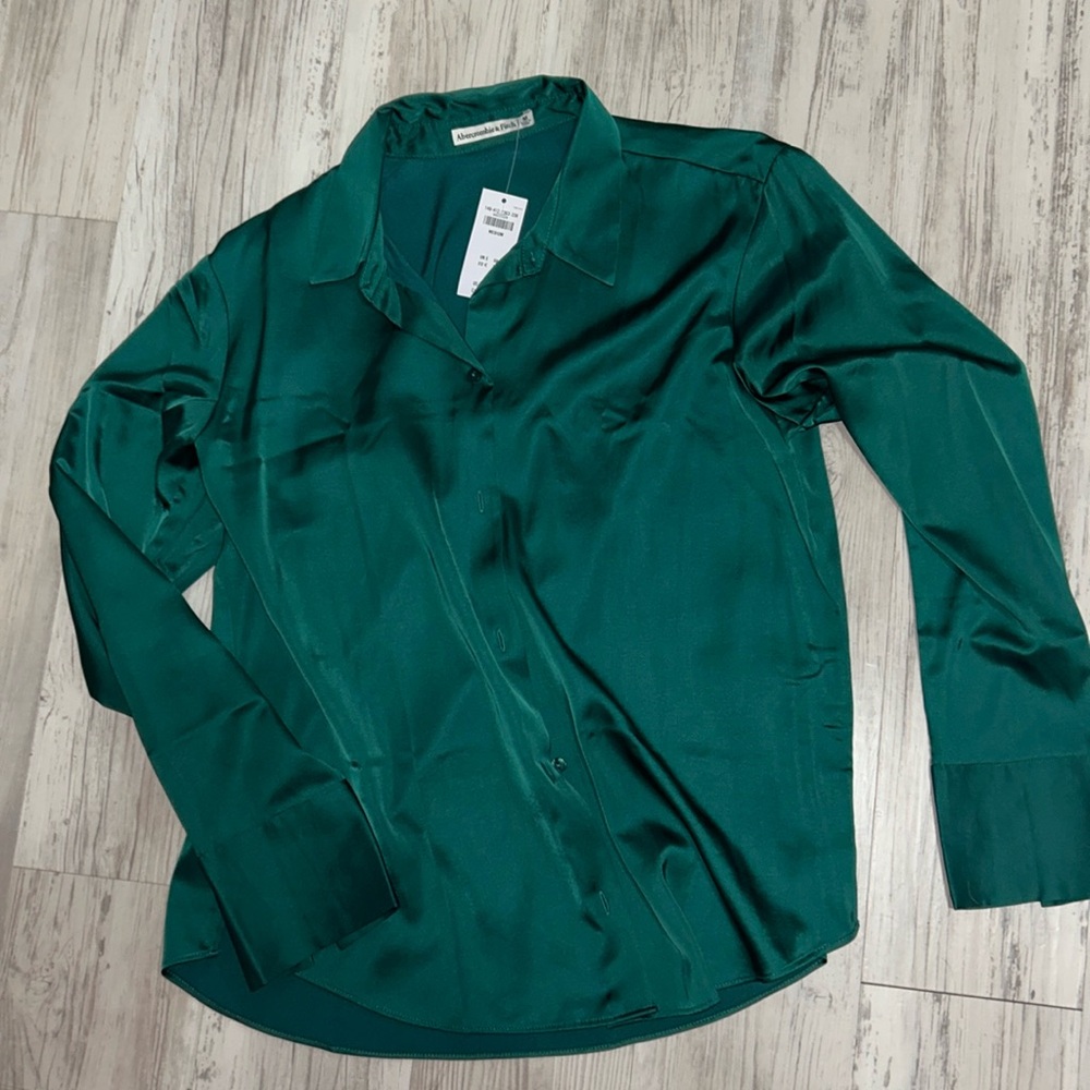 Abercrombie Satin Button-Down